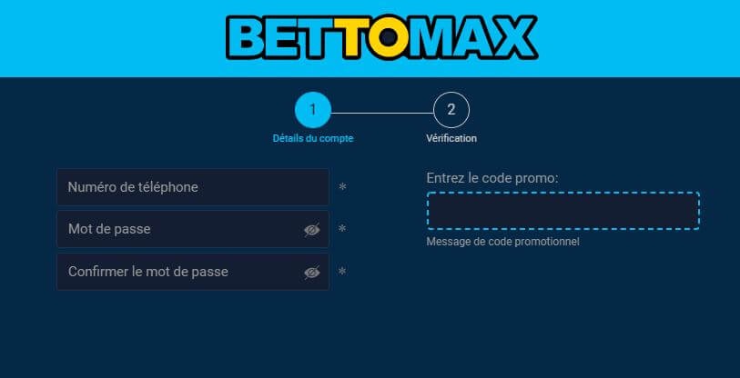code promo bettomax
