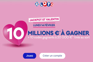 Participez au Loto et au Super Loto Saint Valentin 2022 : plus de 10 M€ mis en jeu